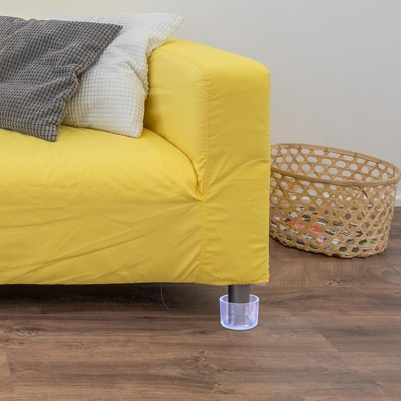 Veemoon 10 Pack Thickened PVC Round Stool Leg Protectors For Hardwood Floor Protection - Image 5